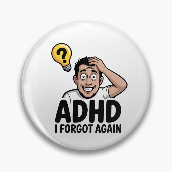 Item preview, ADHD Brain Fog I Forgot Again Humor designed and sold by KRYO ARTS.