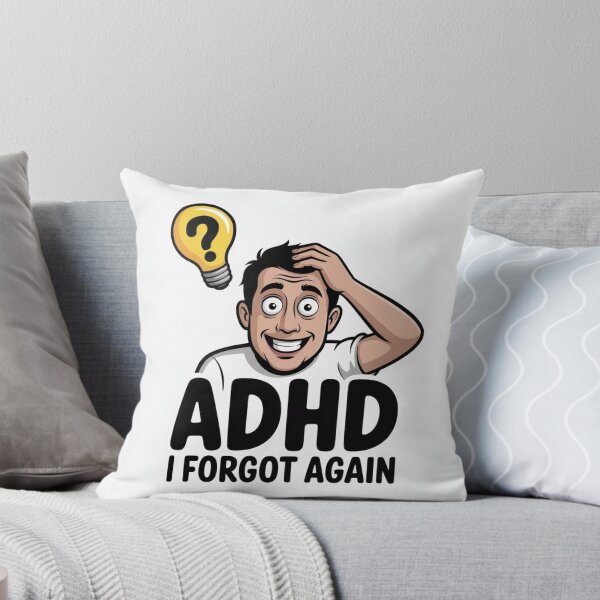 Item preview, ADHD Brain Fog I Forgot Again Humor designed and sold by KRYO ARTS.
