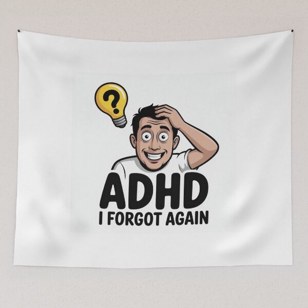 Item preview, ADHD Brain Fog I Forgot Again Humor designed and sold by KRYO ARTS.