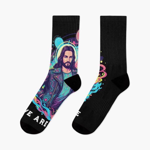 Item preview, We Are All One Jesus and Buddha Spiritual Unity  designed and sold by DrawHandArt.