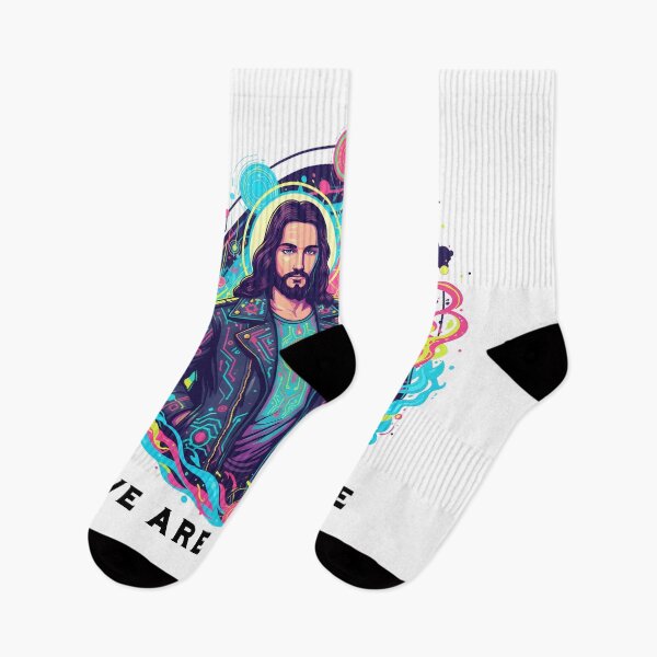 Item preview, We Are All One Jesus and Buddha Spiritual Unity  designed and sold by DrawHandArt.