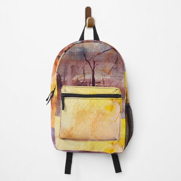 Item preview, Autumn nature abstract landscape handdrawn designed and sold by AhArtMe.
