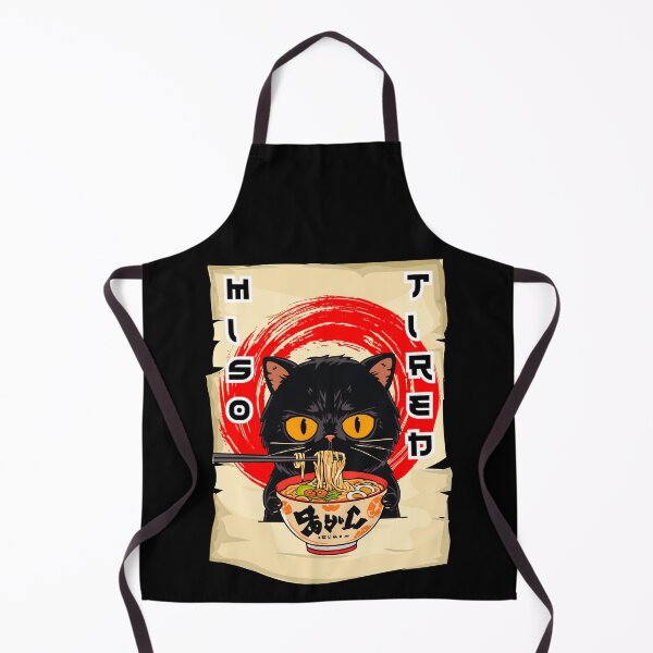 Item preview, Funny Cat Miso Tired Japanese Art Ramen Lover designed and sold by Zayavca.