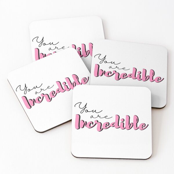 Item preview, You are incredible a cute beautiful positive motivational typography lettering design  designed and sold by AESTHETIC-FLAIR.