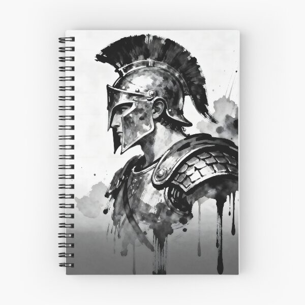 Item preview,  The Iron Sentinel: Spartan Warrior in Monochrome Fury designed and sold by MHD.
