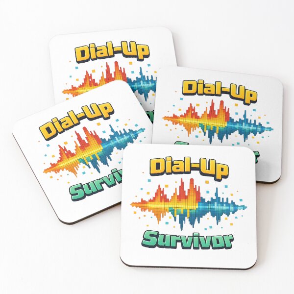 Item preview, Dial-Up Survivor Retro Internet 90s Tech Nostalgia  designed and sold by The Junto Shop.