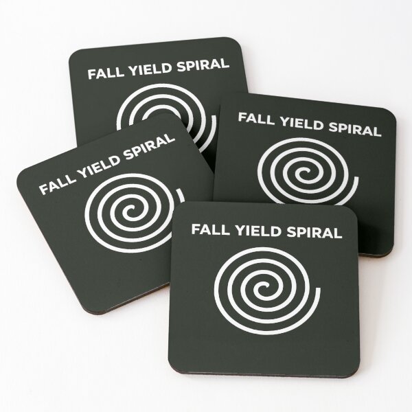 Item preview, FALL YIELD SPIRAL – Contact Improvisation White Minimal Logo designed and sold by Spiral Studio.