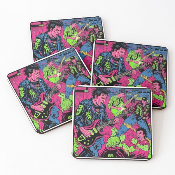 Item preview, Punk rock artwork designed and sold by QlkaDotCom SHOP.