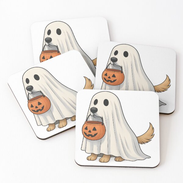 Item preview, Spooky Cute Ghost Dog - Halloween Puppy designed and sold by uniqueworkz.