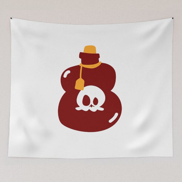 Item preview, Cute Poison Bottle Skull – Cartoon Danger Potion Illustration designed and sold by Horrify.