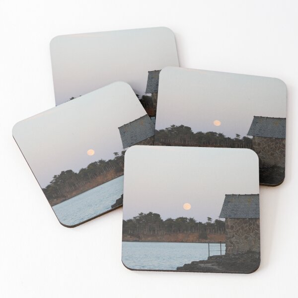 Item preview, Moonrise at Havre Lupin Beach designed and sold by Open Road Gallery .
