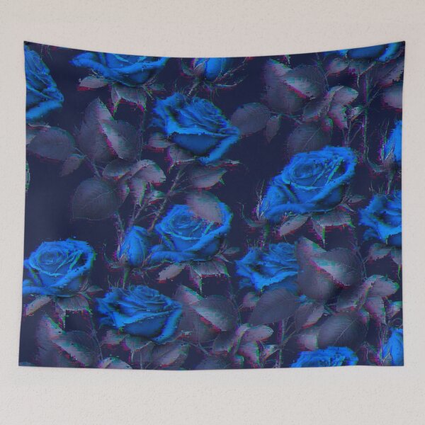Item preview, Blue rose glitch designed and sold by Print-Designs.