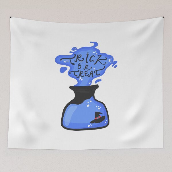 Item preview, Trick or Treat Potion Bottle – Cute Halloween Witch Magic Illustration designed and sold by Horrify.