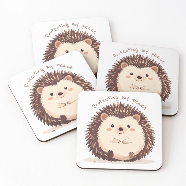 Item preview, Cozy Hedgehog – Cute Curled Hedgehog Illustration designed and sold by MarWachaN.