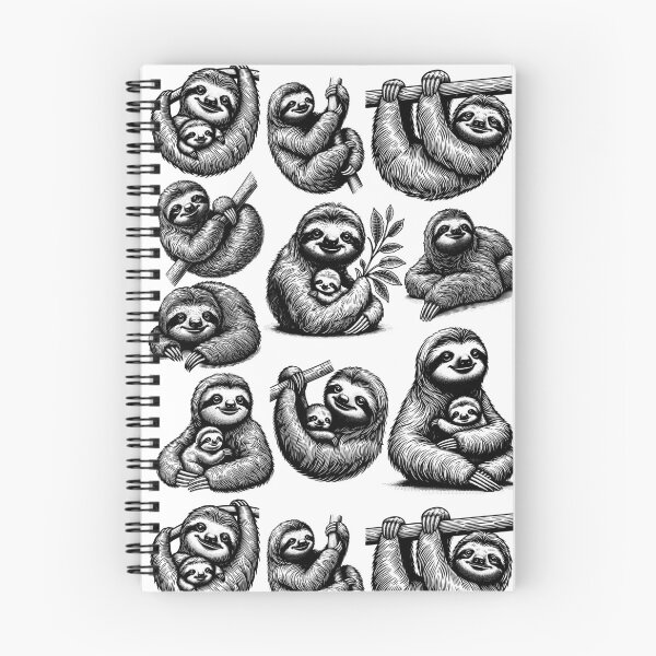 Item preview, Cute Sloth Relaxing T Shirt Design  designed and sold by Bellaboocreative.