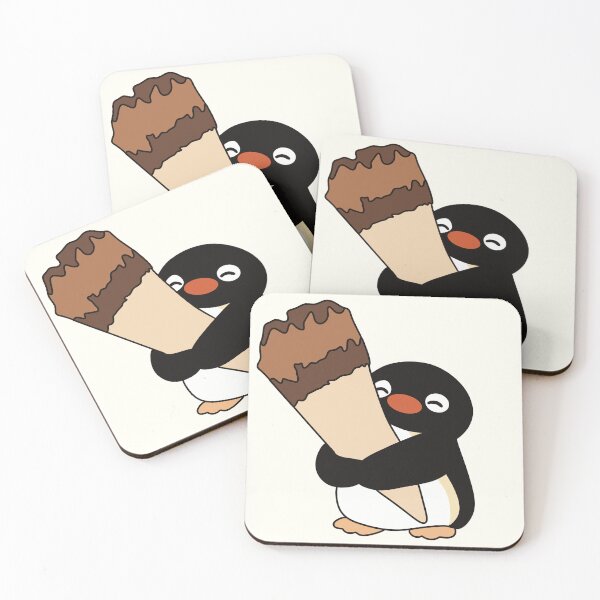 Item preview, Pingu with ice cream designed and sold by CheylaDesigns.