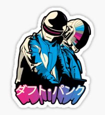 Daft French Electro Duo, Japanese Name Sticker