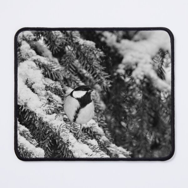 Item preview, Wintertit. Great tit 2025 bw designed and sold by Jouko Lehto Photography.