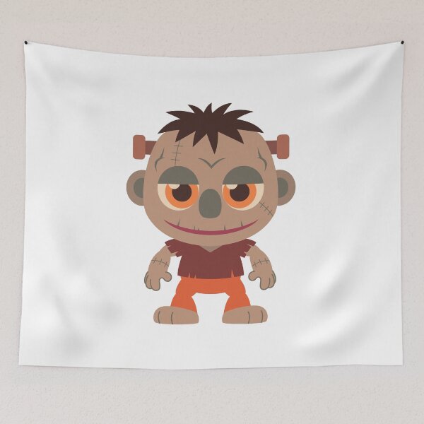 Item preview, Cute Frankenstein Monster Cartoon Character designed and sold by Horrify.