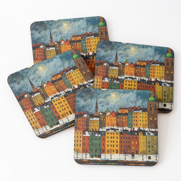 Item preview, Stockholm Serenity – Nordic Cityscape by the Water designed and sold by sid1802.