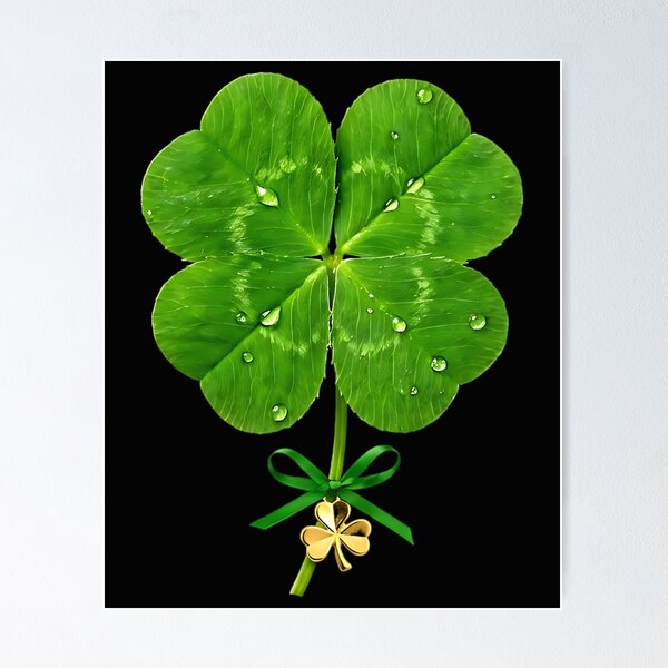 Item preview, 4 Four Leaf Clover St Patrick's Day Lucky Irish Women Mens  designed and sold by clothesy7.