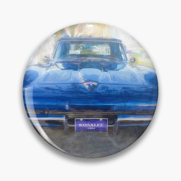 Artikelvorschau, 1963 Blaues Chevy Corvette Cabriolet X144 entworfen und verkauft von RichFrancoCars.