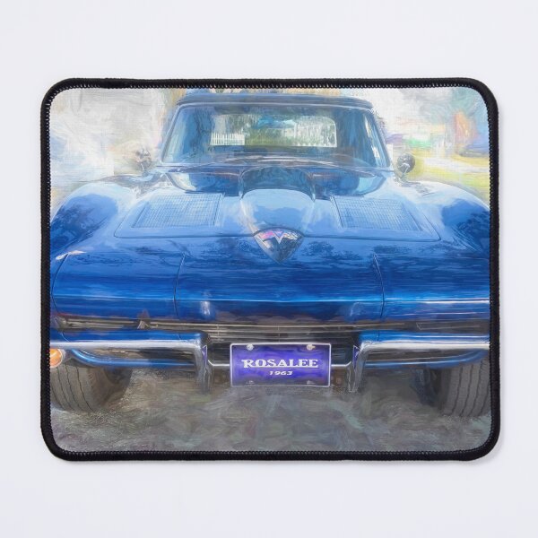 Aperçu de l'œuvre Chevrolet Corvette décapotable bleue de 1963 X144 créée et vendue par RichFrancoCars.