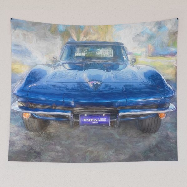 Item preview,  1963 Blue Chevy Corvette Convertible X144 designed and sold by RichFrancoCars.