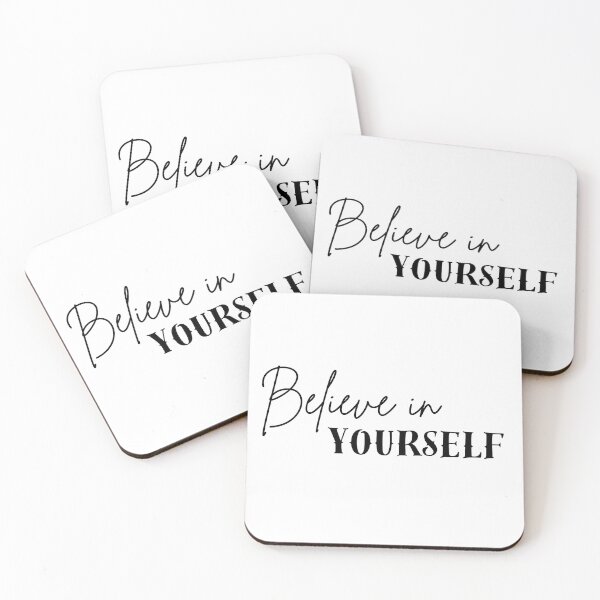 Item preview, Believe in your self a beautiful positive message typography lettering design  designed and sold by AESTHETIC-FLAIR.