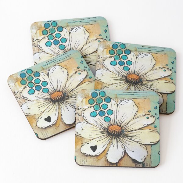 Item preview, Layered Flower Art designed and sold by LoriMcKinnonArt.