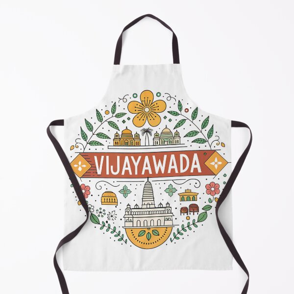 Item preview, Vijayawada Telugu Typography Design | City Pride Minimal Art designed and sold by VividOrganica.