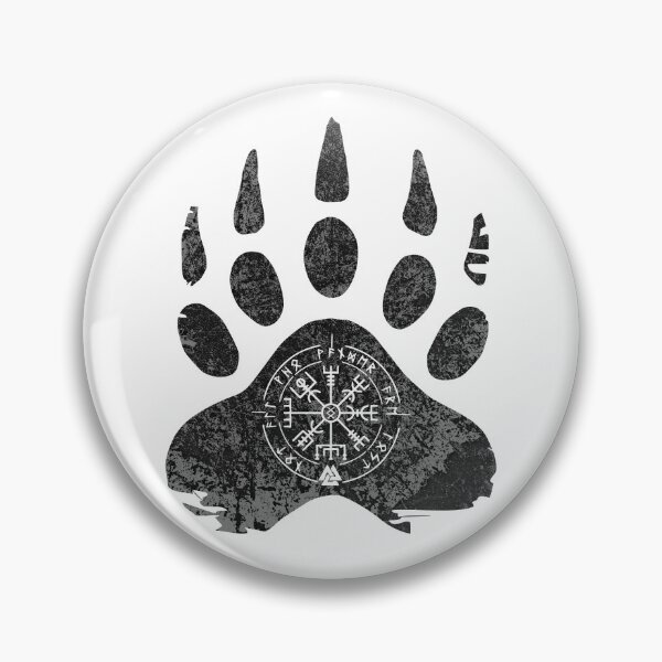 Item preview, Bear Paw with Viking Runes  designed and sold by Rich Summers Art.