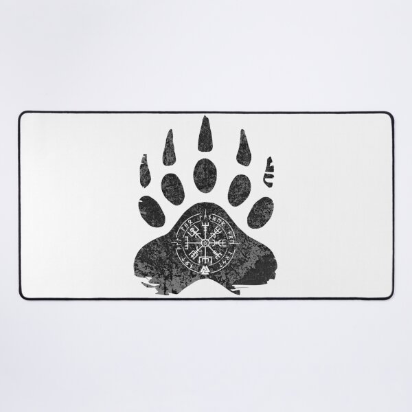 Item preview, Bear Paw with Viking Runes designed and sold by Rich Summers Art.