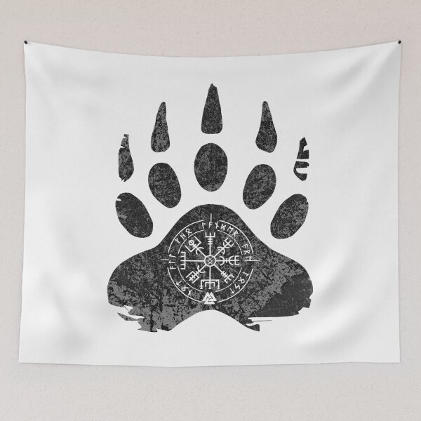 Item preview, Bear Paw with Viking Runes  designed and sold by Rich Summers Art.