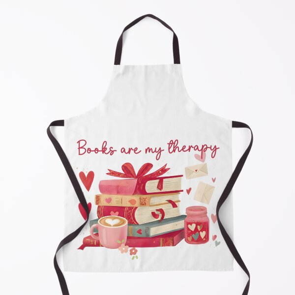 Item preview, Books Are My Therapy – Cozy Book Lover Coffee Illustration designed and sold by Happy'CLICK'.