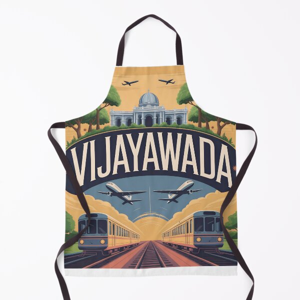 Artikelvorschau, Vijayawada Vintage-Reise | Retro-Stadtillustrationen entworfen und verkauft von VividOrganica.