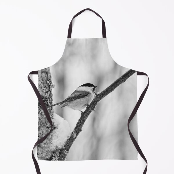 Item preview, Willow tit with some fresh snow bw designed and sold by Jouko Lehto Photography.