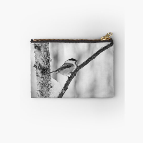Item preview, Willow tit with some fresh snow bw designed and sold by Jouko Lehto Photography.