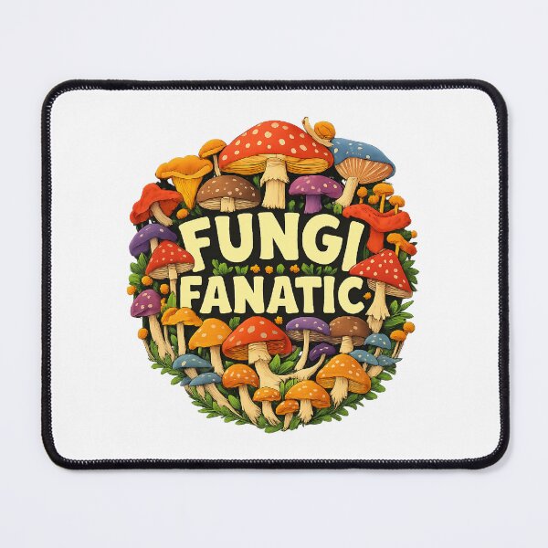 Item preview, Fungi Fanatic Mushroom Lover Nature Art Forager designed and sold by The Junto Shop.