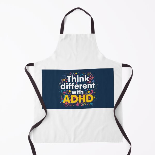 Item preview, Think Different with ADHD Inspirational Quote Art ver. 2 designed and sold by KRYO ARTS.