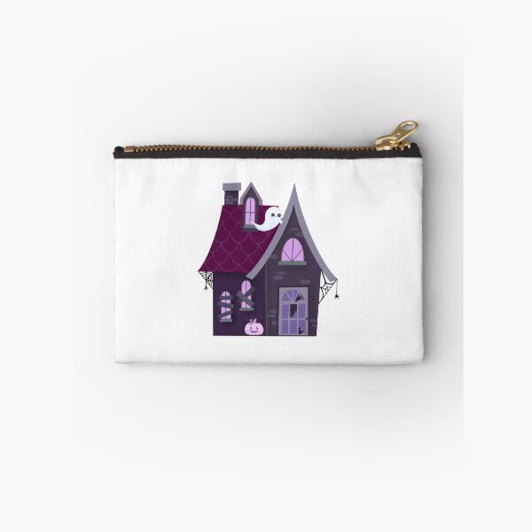Item preview, Cute Haunted House with Friendly Ghost Illustration designed and sold by Horrify.