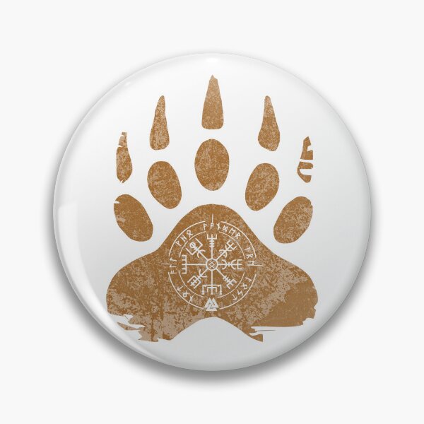 Item preview, Bear Paw with Viking Runes  designed and sold by Rich Summers Art.