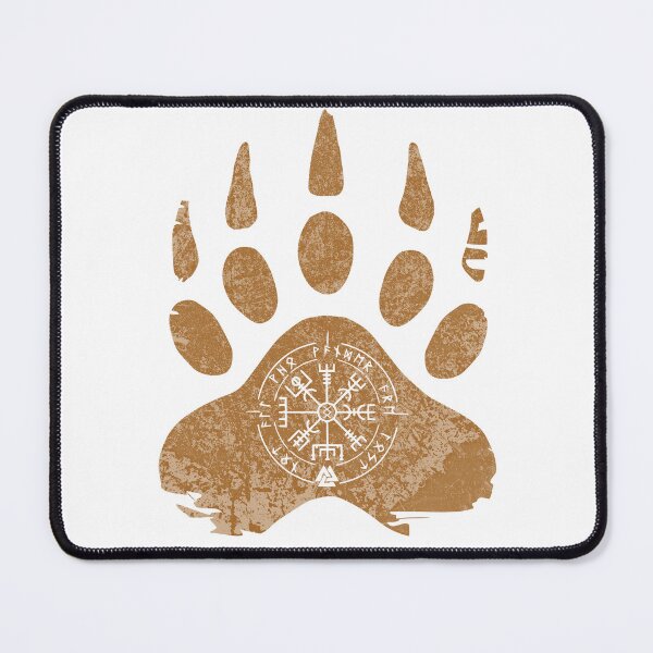 Item preview, Bear Paw with Viking Runes  designed and sold by Rich Summers Art.