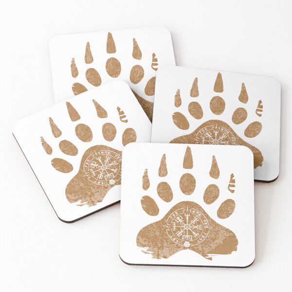 Item preview, Bear Paw with Viking Runes  designed and sold by Rich Summers Art.