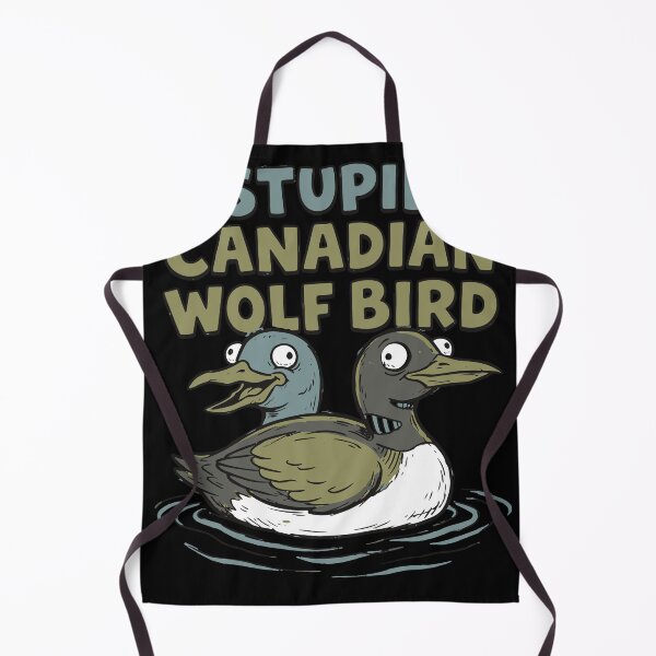 Item preview, Stupid-Canadian-Wolf-Bird T-Shirt designed and sold by Everyday Epics.