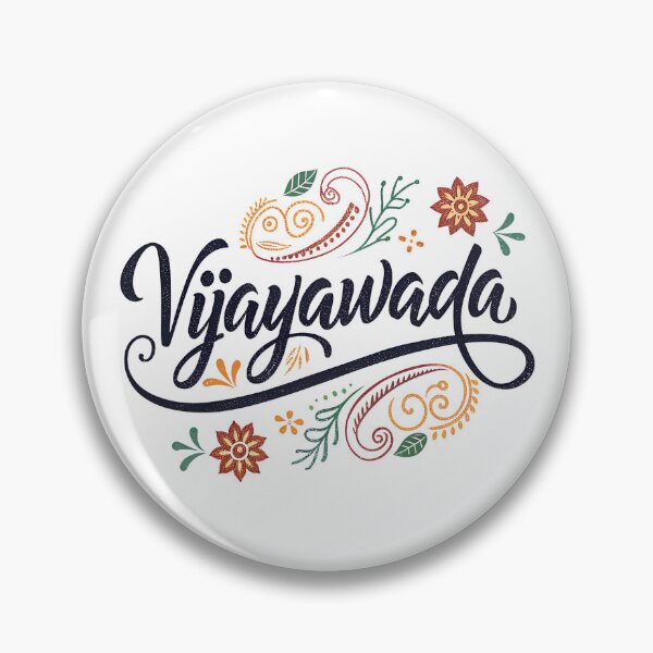 Item preview, Vijayawada Telugu Calligraphy Typography | City Pride Design designed and sold by VividOrganica.
