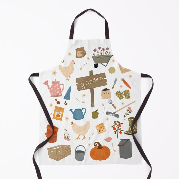 Item preview, Spring garden elements art print designed and sold by TeraLynne.