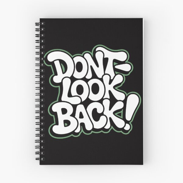 Item preview, Don’t Look Back Shirt – Motivational Quote Streetwear Graffiti Typography Tee designed and sold by masteryStore.