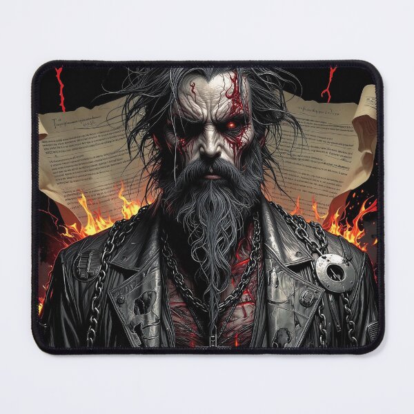 Item preview, Bloodmarked Contractor with Burning Scrolls designed and sold by Insomnia Art Designs.