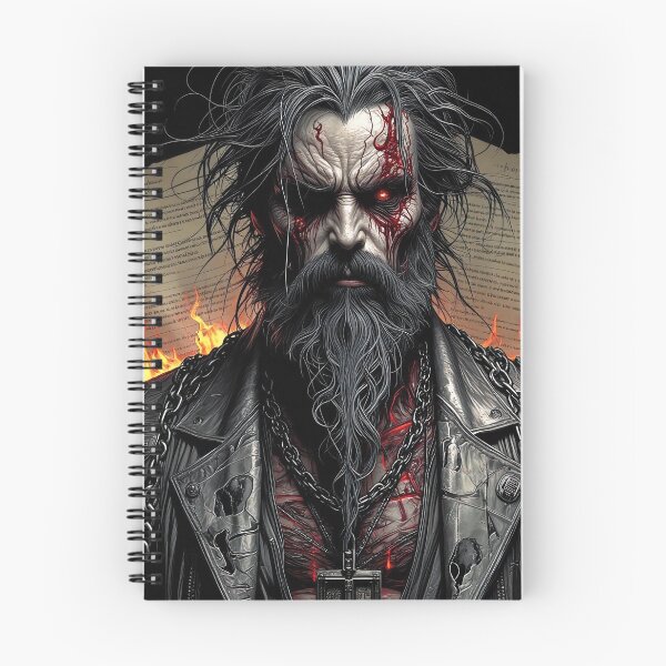 Item preview, Bloodmarked Contractor with Burning Scrolls designed and sold by Insomnia Art Designs.